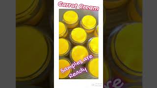 Carrot Cream samples are readycreamycarrotskincare [upl. by Nicko]