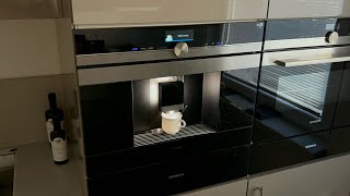 Siemens Coffee machine CT636LES6  how to make caffee [upl. by Nonna]