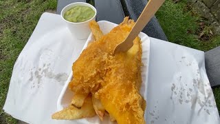 FISH amp CHIPS in Tideswell the Peak District [upl. by Ethbin74]