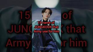 15 Name Of Kookie Oppa💜bts ot7 shortsjiminfypbtsshorts jungkookytshorts [upl. by Onnem]