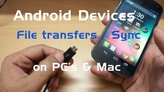 How to Transfer files from your Android phone to your PC  Mac computer [upl. by Luigino]