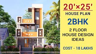 20×25 house plan 2bhk  500 sqft  20×25 house plan  20×25 house plan 3d home house [upl. by Rodriguez454]