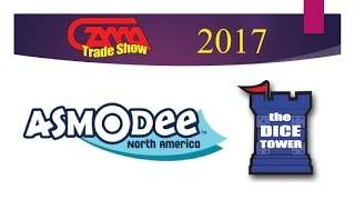 Asmodee North America at GAMA Trade Show 2017 [upl. by Landrum]