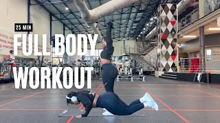 25 MIN FULL BODY WORKOUT  with weights home workout [upl. by Norman502]