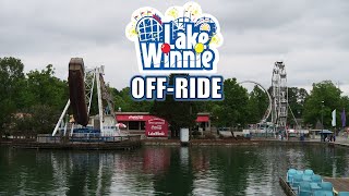 Lake Winnepesaukah Lake Winnie OffRide Footage Georgia Amusement Park  NonCopyright [upl. by Annamarie]