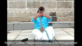 Ragam  Lalitha  Nagaswaram Desur SShanmuganathan [upl. by Ahsayn518]