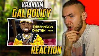 Kranium  Gal Policy  THIS ALMOST KILLED ME REACTION [upl. by Lavine573]