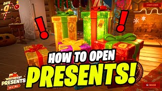 How to OPEN Winterfest 2022 Presents Fortnite [upl. by Levenson]