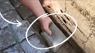 Fill a Ziploc bag with cement for this GENIUS outdoor idea [upl. by Flessel]