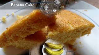 A snack with Tea  Banana Cake  A vegetarian cake recipe [upl. by Mori167]