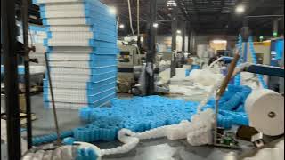 pocket spring mattress production lines [upl. by Essyle777]