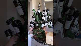 UNIQUE Wine Bottle CHRISTMAS Tree [upl. by Irrok467]