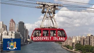 New York Roosevelt Island Tram full tour July 2024 [upl. by Elburt]