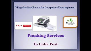 Franking Machine in India post [upl. by Leunad]