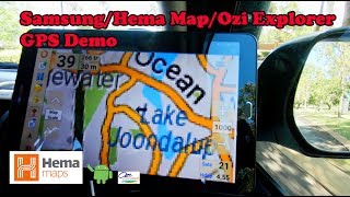 SamsungHema MapOzi Explorer GPS demo [upl. by Rtoip]