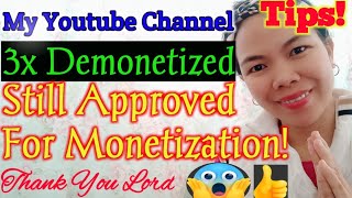 Tips how to remonetized the demonetized YouTube Channel  Paano mamonetized ang DemonetizedChannel [upl. by Lenette979]