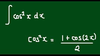 Integral of cos2x using the Half Angle Formula [upl. by Nelg]