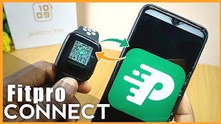 How to CONNECT FitPro Watch To Phone  Install Fitpro App [upl. by Noied]