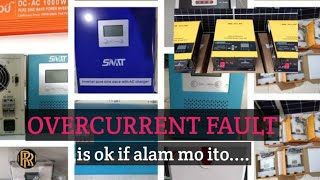 overcurrent fault ng mga solar inverter anong dahilan [upl. by Rabush]