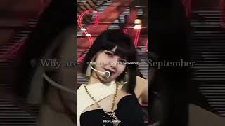 September🤕 klovestudio nice kpop blackpink lisa jennie rosè jisso blinks ytshorts [upl. by Einegue453]