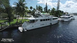 103 Broward Motoryacht Walkthrough THREE KINGS [upl. by Dougald]