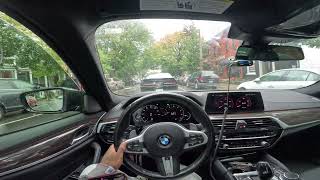 BMW 540I RAINY DAY POV STAGE 2 [upl. by Wilkins760]