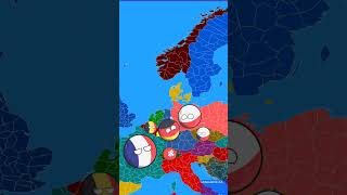 Polska vs Niemcy w świetnej animacji countryballs mapper shorts [upl. by Sullivan122]