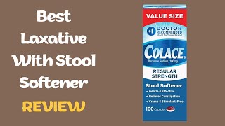 🚽 Colace Regular Strength Stool Softener 100 mg Capsules  Best Laxative With Stool Softener 💩 [upl. by Sekofski780]