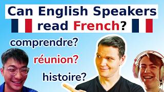 English Speakers Attempting to Read French ▶With NO previous study◀ [upl. by Anizor]