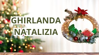 Ghirlanda natalizia illuminata step by step🎄🎄🎄 [upl. by Odraude]