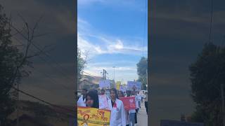 Walkathon organised by Dhubri Medical College And Hospital worldaidsday aidsawareness ytshorts [upl. by Zzabahs]