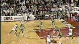 Michael Jordanalmost QUADRUPLE DOUBLE 42 pts9 rbs11 asts9 stls vs Celtics 1989 [upl. by Akemahs]