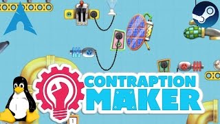 Contraption Maker  Linux  Gameplay [upl. by Ena]