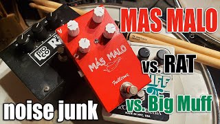 Fulltone MAS MALO vs RAT vs Big Muff [upl. by Enner]