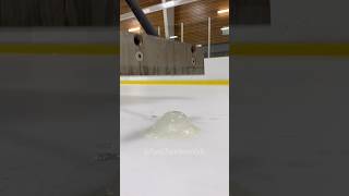 Ice Stalagmite Removal satisfaction asmr zamboni icemaintenance hockey arena chipping shorts [upl. by Tom217]