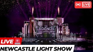 LIVE  Newcastle United Sela Light Show Don’t miss it [upl. by Ettezel]