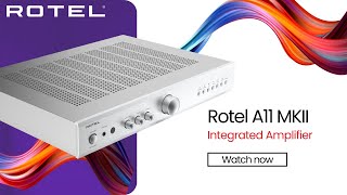 Rotel A11 MK II Affordable Amp with Big Upgrades [upl. by Aropizt]