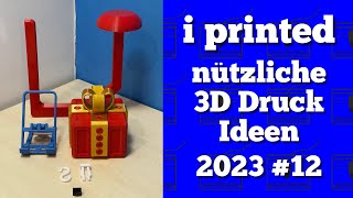 I printed  nützliche 3D Druck Ideen 💡 zum selber Drucken 2023 12  3D Drucker  Druckvorschläge [upl. by Opaline]