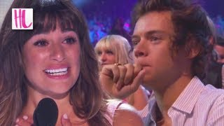 Harry Styles Cries During Lea Michele Cory Monteith Speech  Teen Choice Awards [upl. by Adnilav]