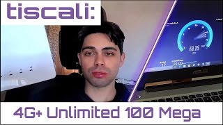 Recensione Speed Test Tiscali J 4G Unlimited 100 Mega Adsl senza fili LTE Modem Interno vs Esterno [upl. by Corwin498]