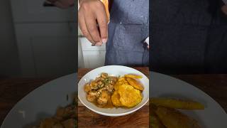 Camarones con Frito verde gastronomiadominicana dominicanfood comidadominicana tostones camaron [upl. by Ishmael]