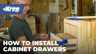 How to Install Cabinet Drawers [upl. by Ingemar]