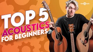 Top 5 Acoustic guitars for beginners 2023  Gear4music Guitars [upl. by Jollanta108]