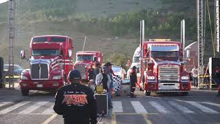 carreras trailer kenworth t800 elmexicano vs t660 chignahuapan puebla tractor camion pt2 [upl. by Jopa]