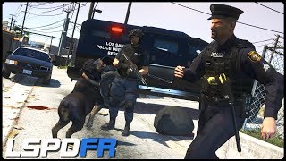 GTA 5 LSPDFR 412  SWAT Einsatz  Kampfhund Einsatz  Deutsch  Grand Theft Auto 5 LSPDFR [upl. by Hubie]