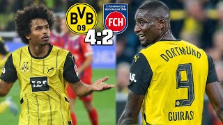 Der BESTE Adeyemi amp Guirassy Debüt BVB – Heidenheim 42 SPIELANALYSE [upl. by Tufts]