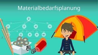 Materialbedarfsplanung  Bedarfsermittlung Erzeugnisstruktur durch Baukastenstückliste erfassen [upl. by Lilybelle]