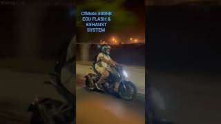 CFMoto 300Nk Test drive after ECU Flash amp Exhaust system [upl. by Eigroeg]