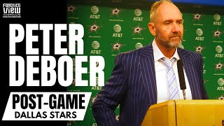 Peter DeBoer talks Dallas Stars Playing in Finland quotIt Reminds of Canada How Passionate They Arequot [upl. by Azalea]