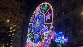 Saks Fifth Avenue Christmas Light Show 2023 [upl. by Yramanna37]